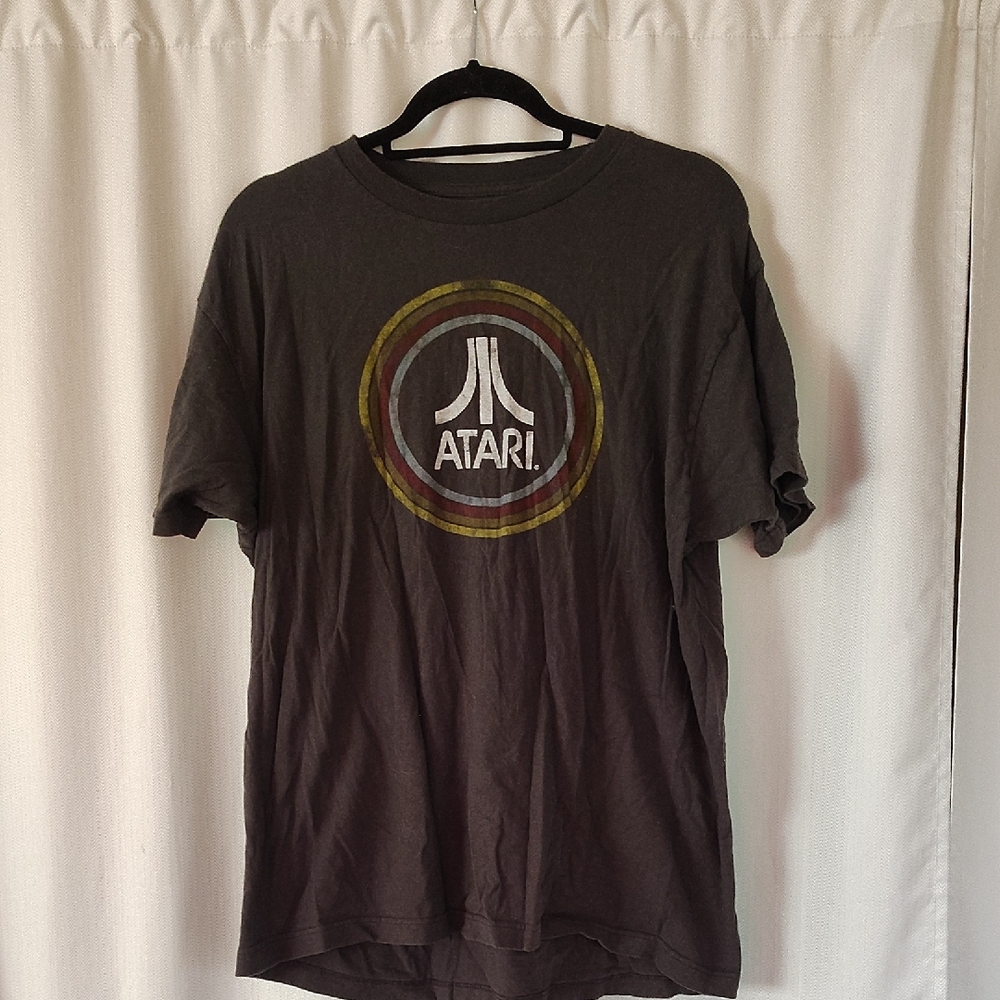 Atari Graphic Tee in Charcoal Gray
